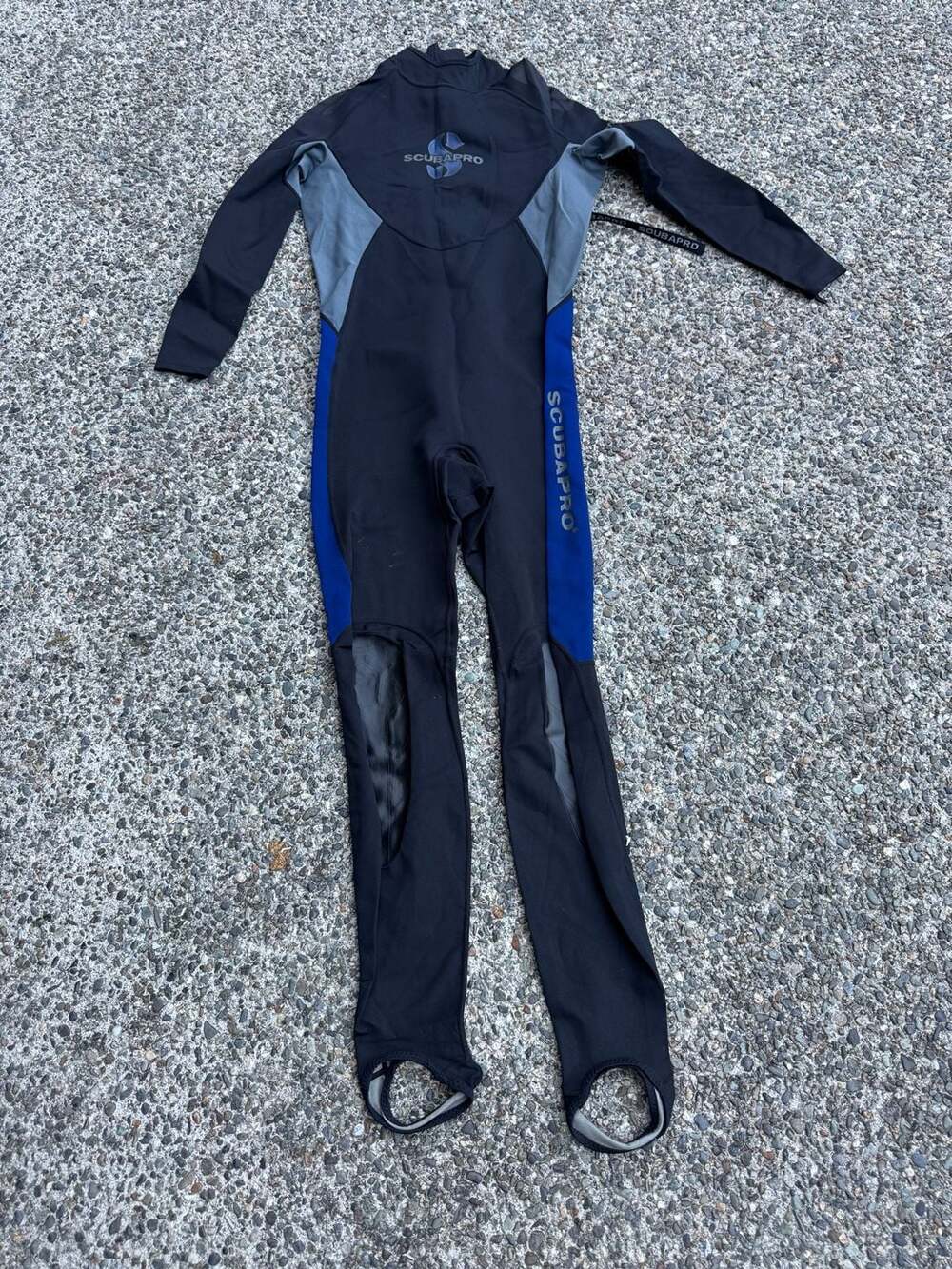 Scubapro Profile 0.5 Wetsuit Size XL Black Blue Neoprene